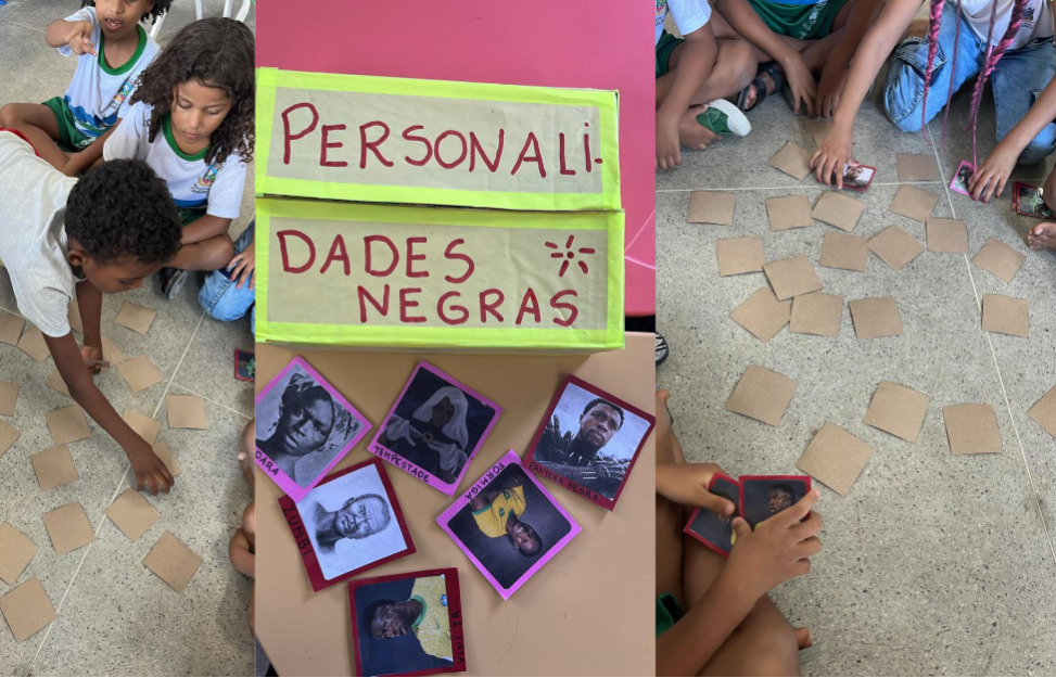 Alunos da educação infantil aprendem sobre representatividade negra com atividades lúdicas