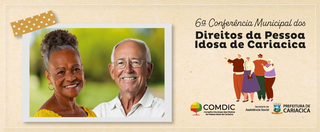 VI Conferência Municipal dos Direitos da Pessoa Idosa de Cariacica acontece em novembro