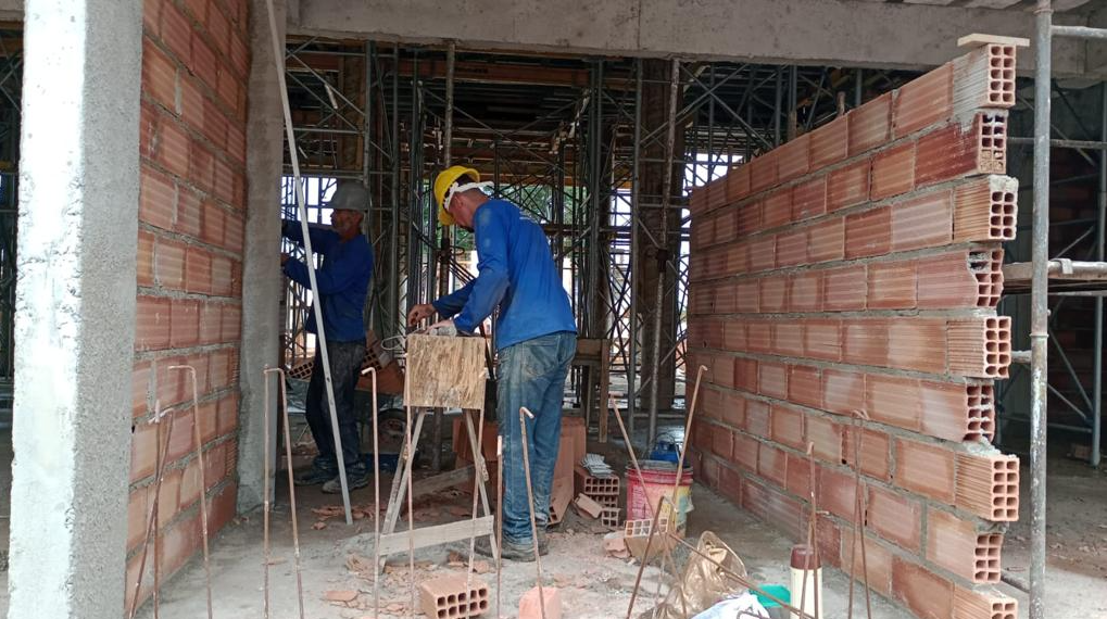 Obras  do Mercado Municipal entram em fase de execução de alvenarias externa e interna